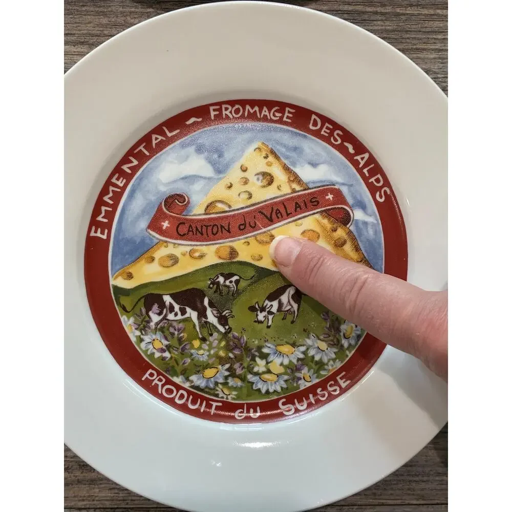 Restoration Hardware Set of 4 Classic Cheeses Plates